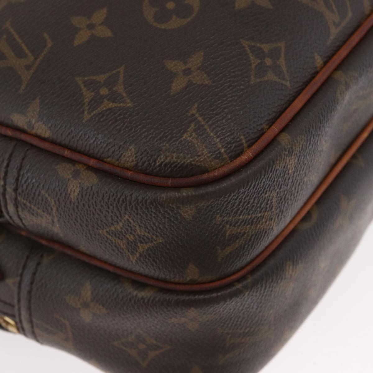 LOUIS VUITTON Monogram Reporter PM Shoulder Bag M45254 LV Auth hk3461