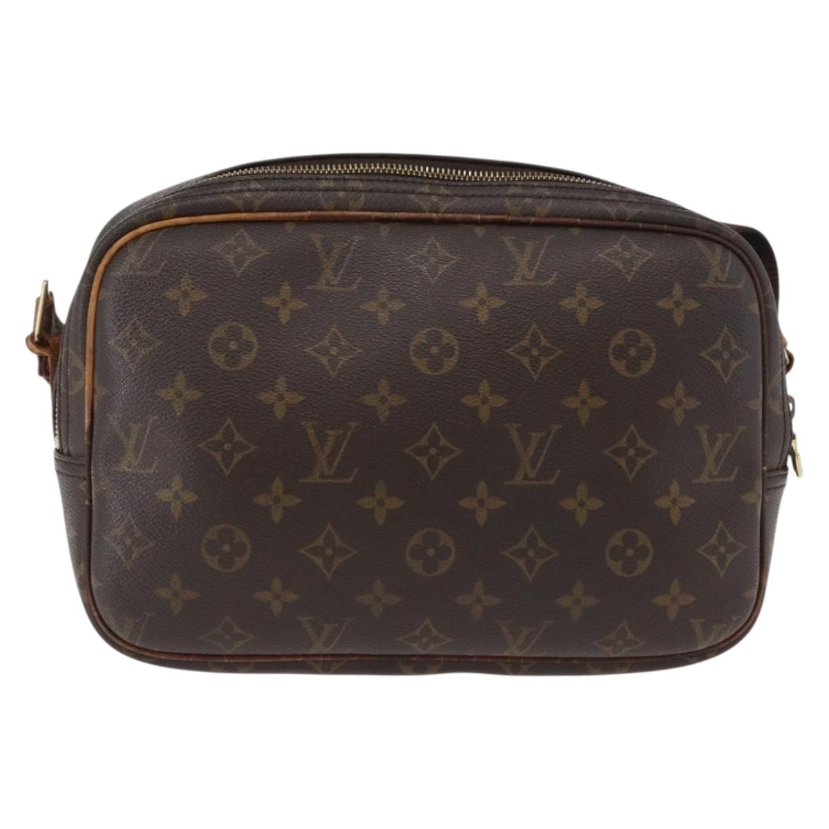 LOUIS VUITTON Monogram Reporter PM Shoulder Bag M45254 LV Auth hk3461
