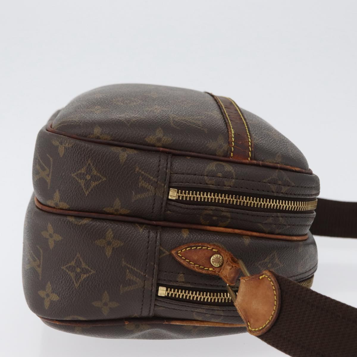 LOUIS VUITTON Monogram Reporter PM Shoulder Bag M45254 LV Auth hk3461