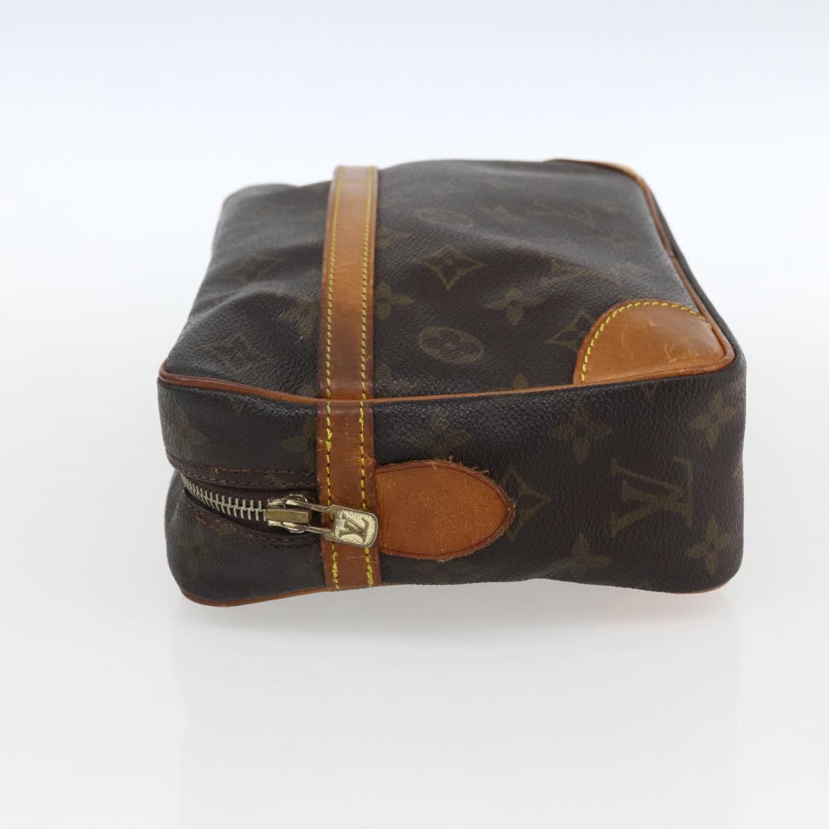 LOUIS VUITTON Monogram Compiegne 28 Clutch Bag M51845 LV Auth hk3464