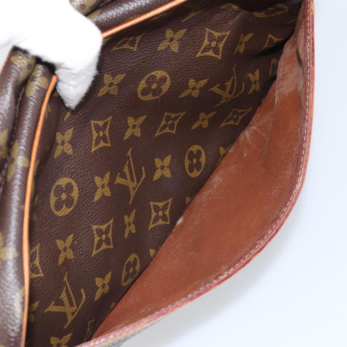 LOUIS VUITTON Monogram Compiegne 28 Clutch Bag M51845 LV Auth hk3465
