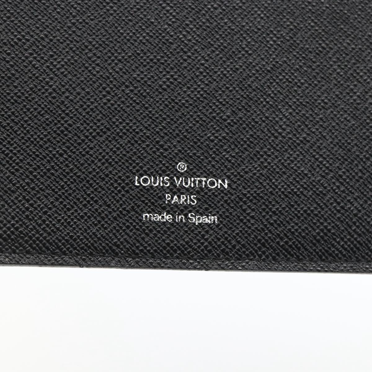 LOUIS VUITTON Damier Graphite Agenda Bureau Note Cover R20974 LV Auth hk3469