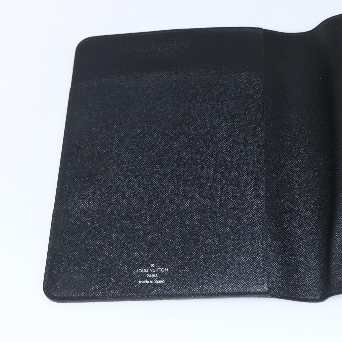 LOUIS VUITTON Damier Graphite Agenda Bureau Note Cover R20974 LV Auth hk3469