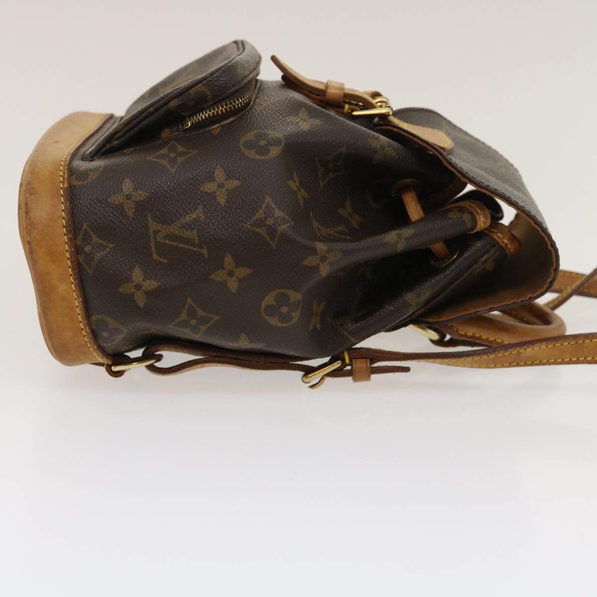 LOUIS VUITTON Monogram Montsouris PM Backpack M51137 LV Auth hk347