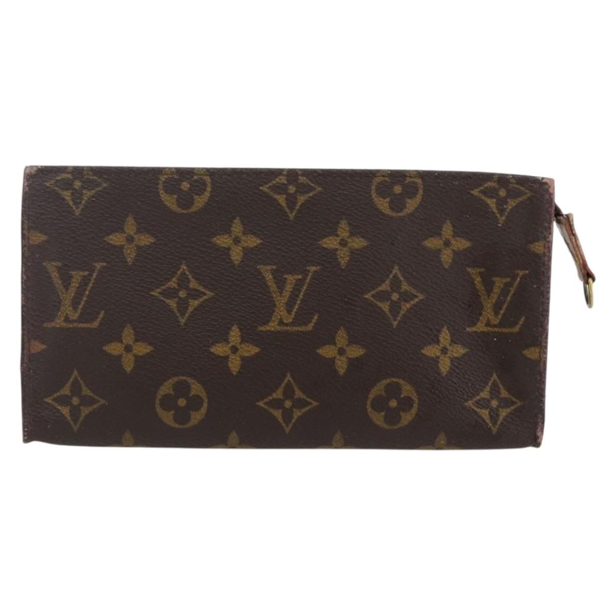 LOUIS VUITTON Monogram Bucket GM Accessory Pouch LV Auth hk3470