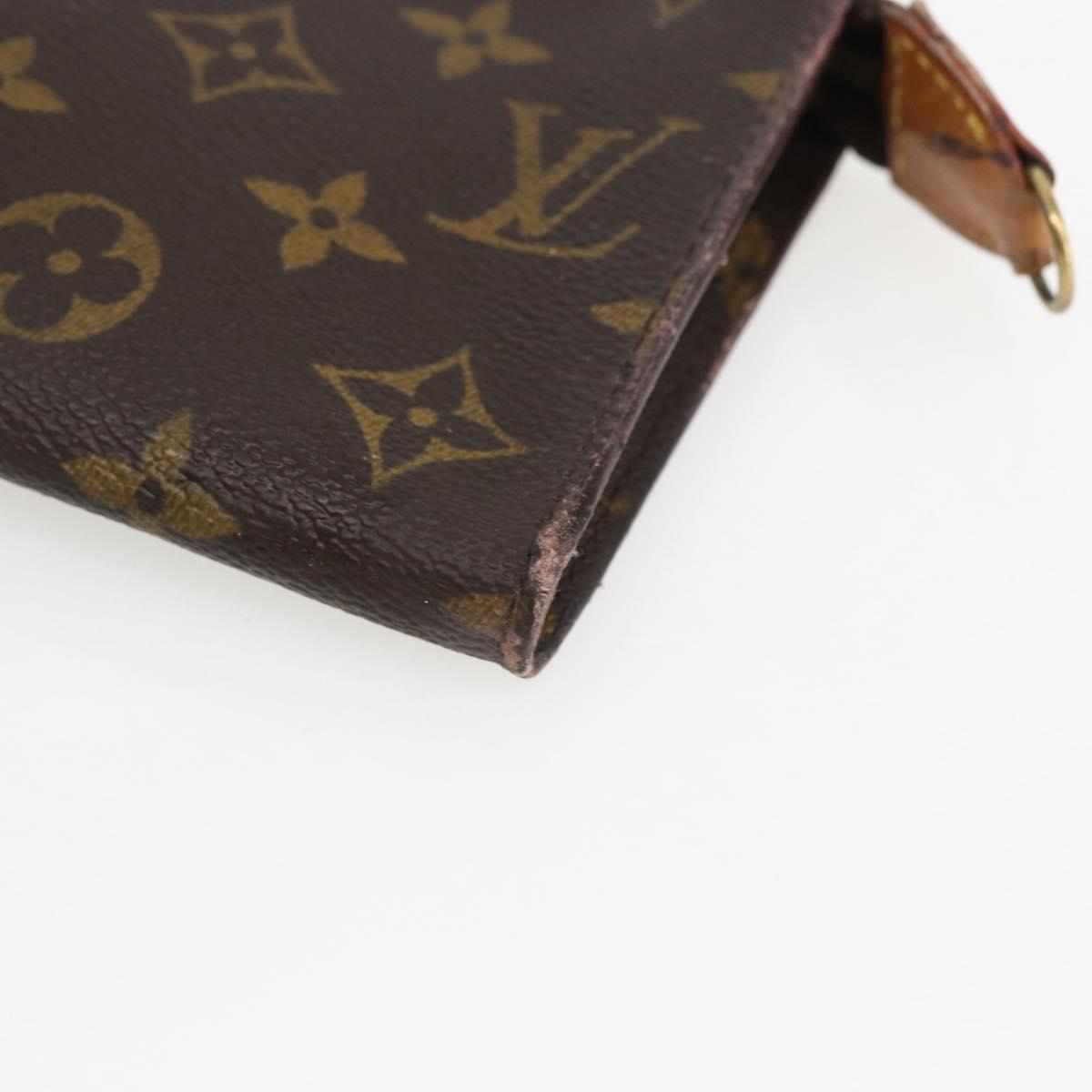 LOUIS VUITTON Monogram Bucket GM Accessory Pouch LV Auth hk3470