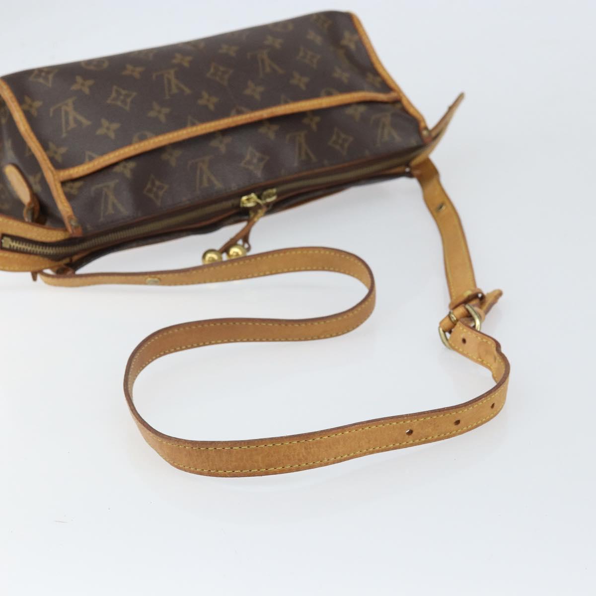 LOUIS VUITTON Monogram Popincourt Long Shoulder Bag M40008 LV Auth hk3485