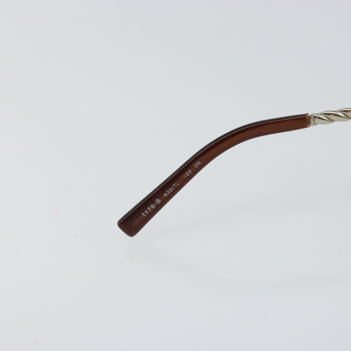 Salvatore Ferragamo Sunglasses metal Brown Auth hk3513