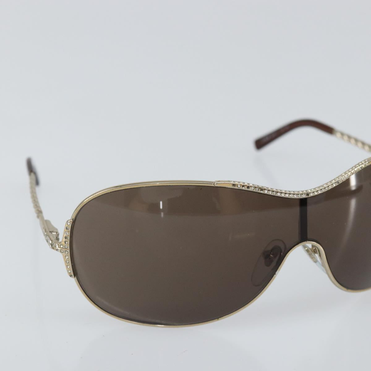 Salvatore Ferragamo Sunglasses metal Brown Auth hk3513