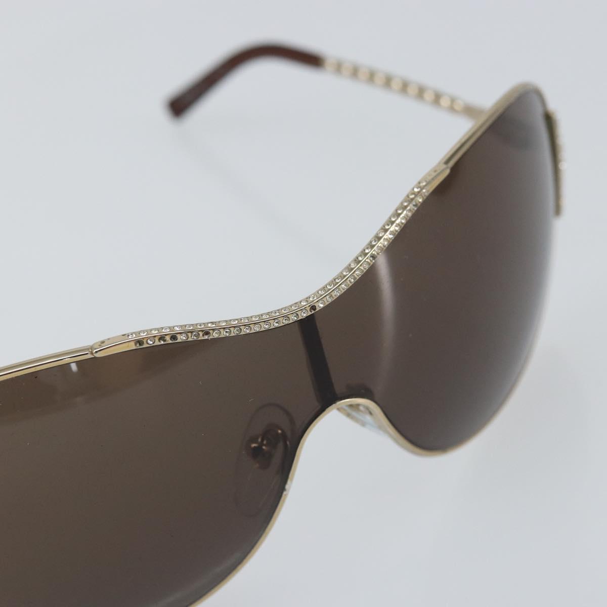 Salvatore Ferragamo Sunglasses metal Brown Auth hk3513