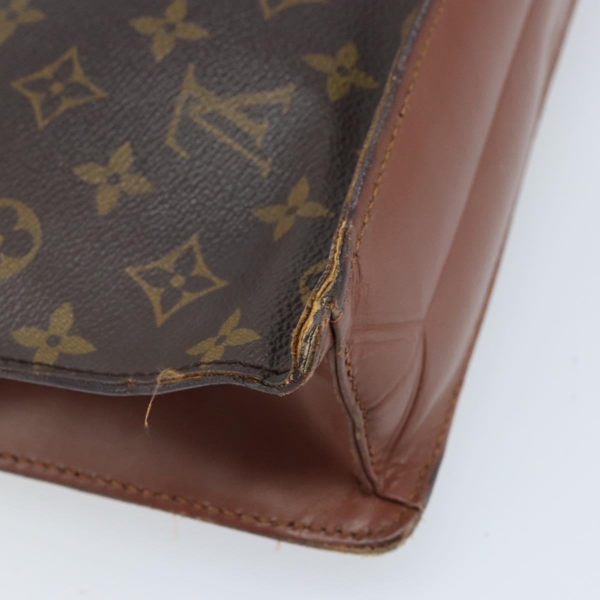 LOUIS VUITTON Monogram Porte Documents Bandouliere Bag M53338 LV Auth hk3555