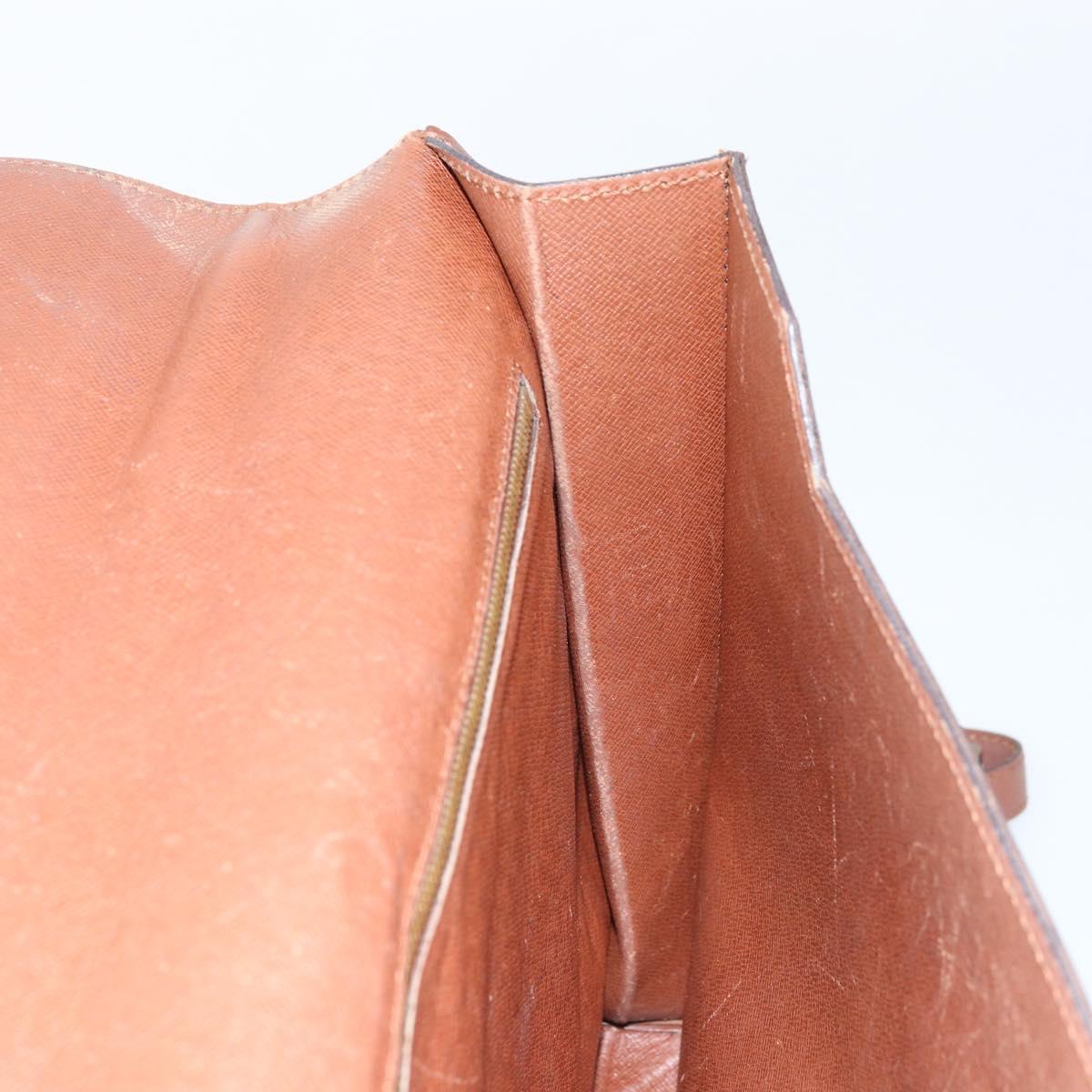 LOUIS VUITTON Monogram Porte Documents Bandouliere Bag M53338 LV Auth hk3555