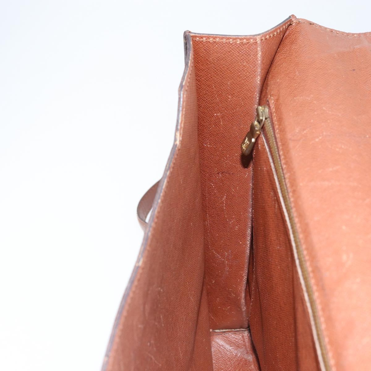 LOUIS VUITTON Monogram Porte Documents Bandouliere Bag M53338 LV Auth hk3555