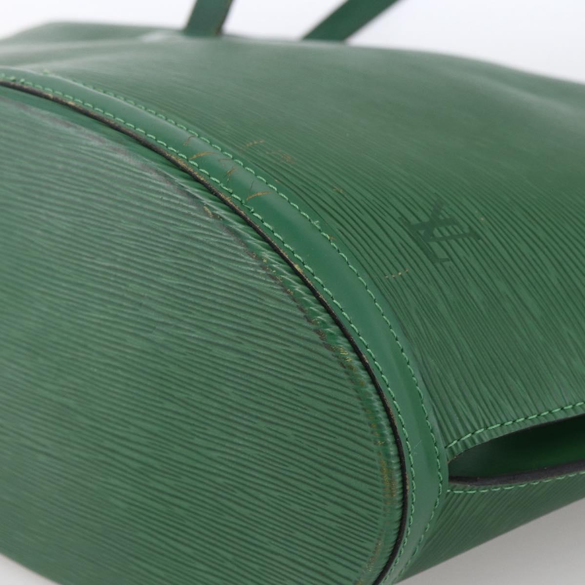 LOUIS VUITTON Epi Saint Jacques Shopping Bag Green M52274 LV Auth hk3556