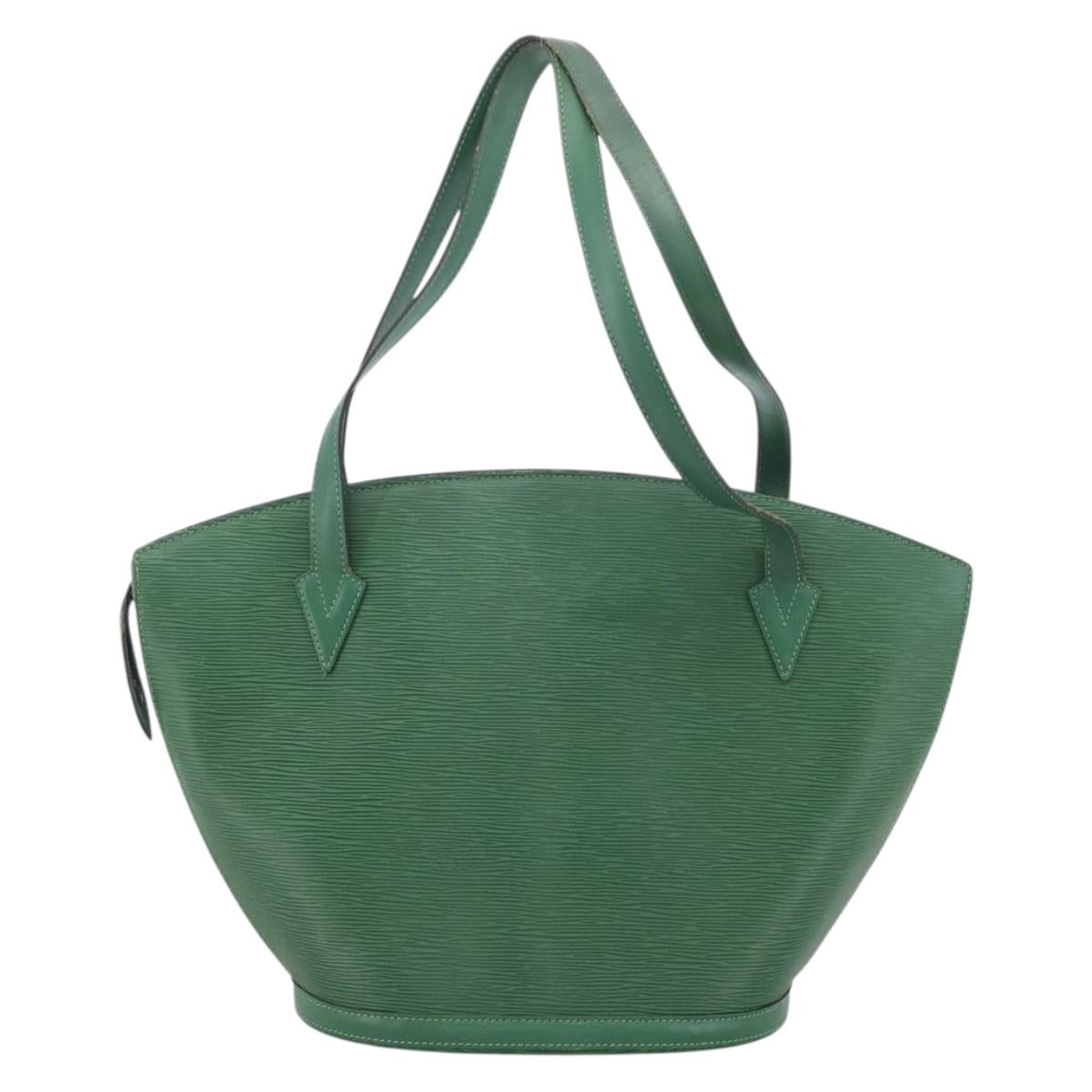 LOUIS VUITTON Epi Saint Jacques Shopping Bag Green M52274 LV Auth hk3556