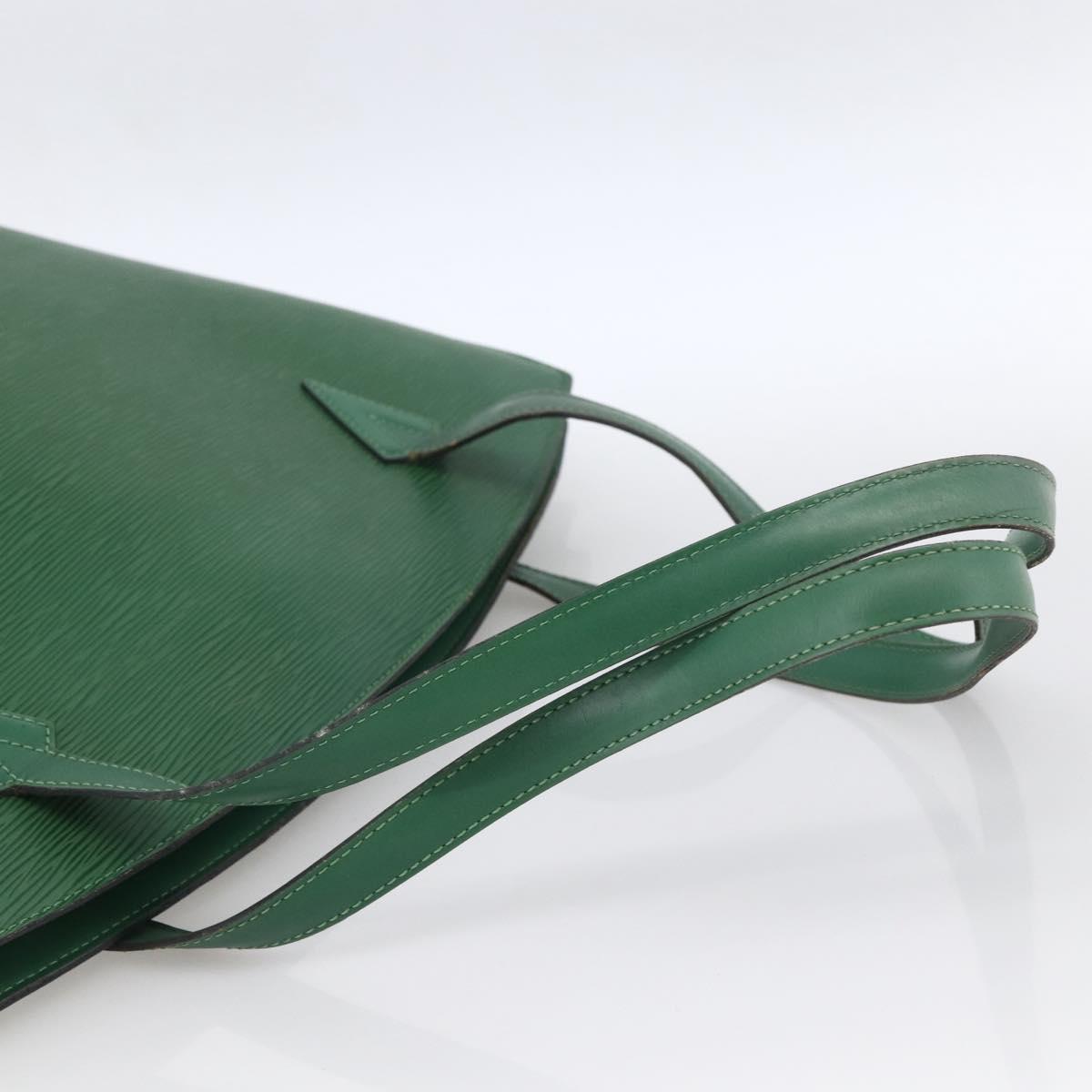 LOUIS VUITTON Epi Saint Jacques Shopping Bag Green M52274 LV Auth hk3556