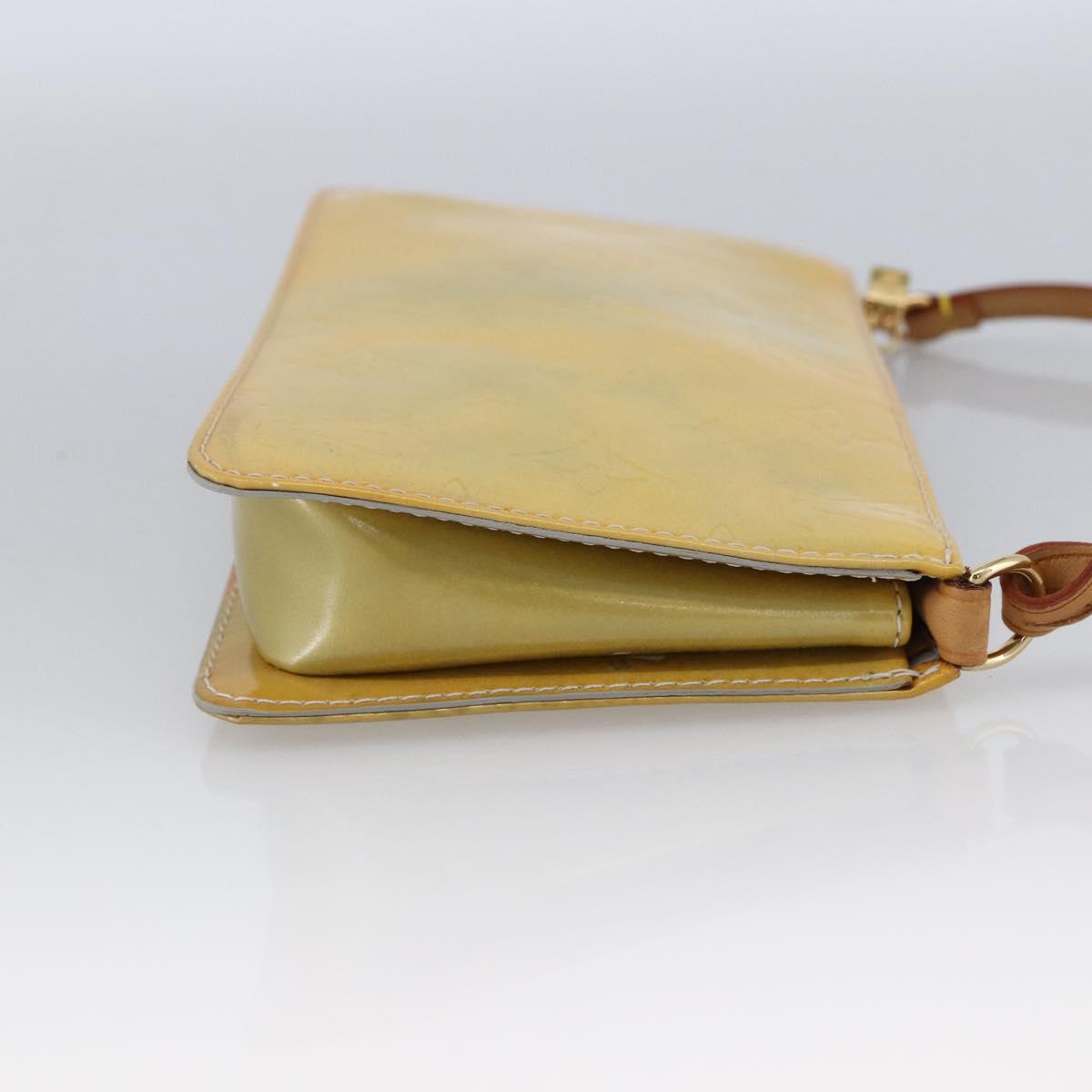 LOUIS VUITTON Monogram Vernis Lexington Accessory Pouch Gris M91056 Auth hk3559