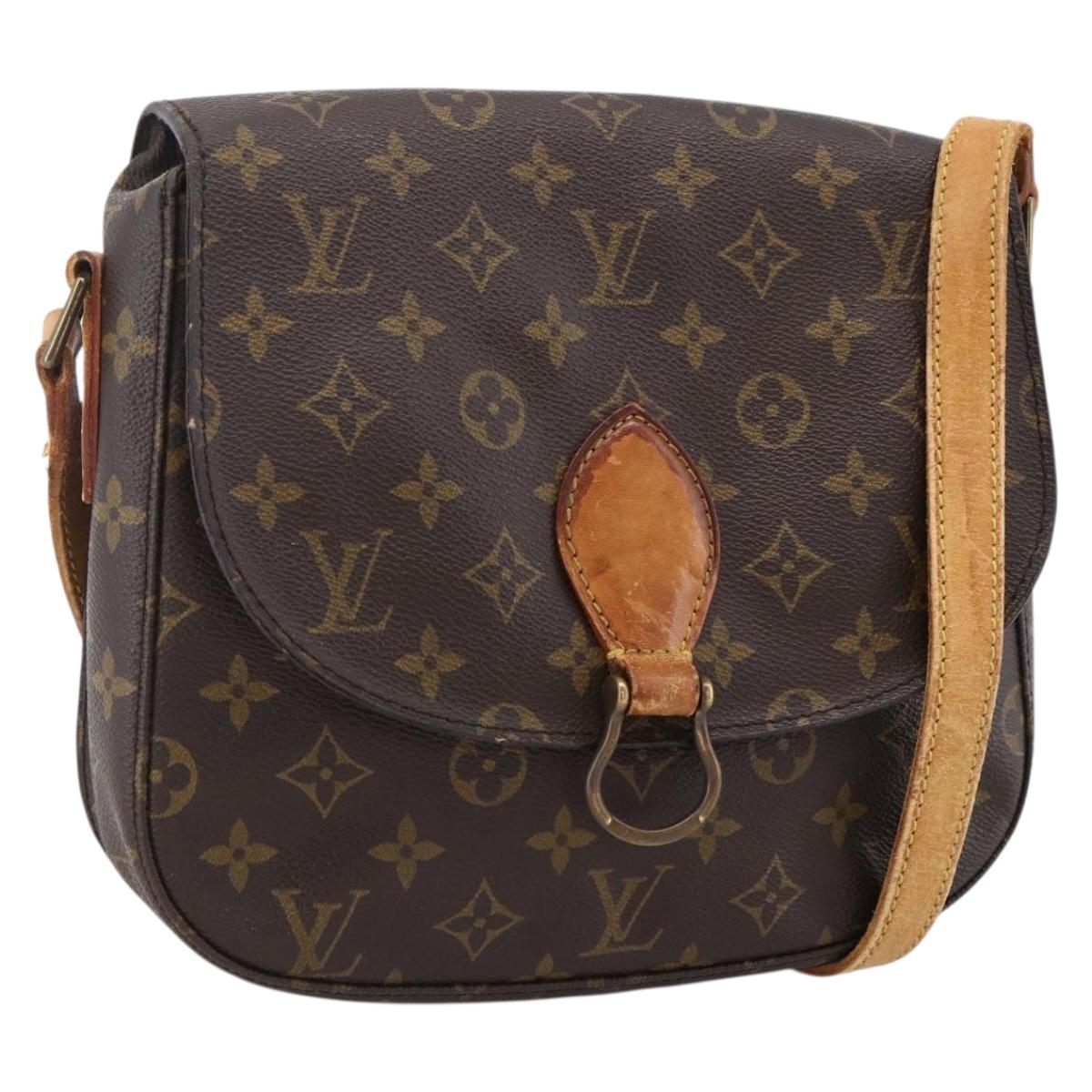 LOUIS VUITTON Monogram Saint Cloud GM Shoulder Bag M51242 LV Auth hk3564