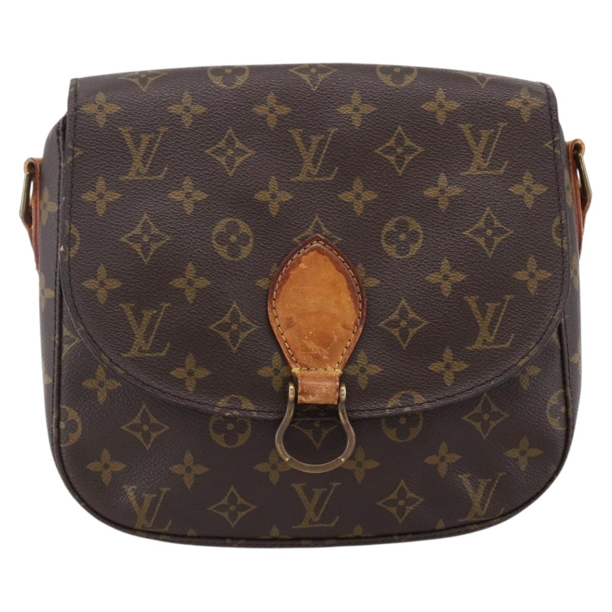 LOUIS VUITTON Monogram Saint Cloud GM Shoulder Bag M51242 LV Auth hk3564