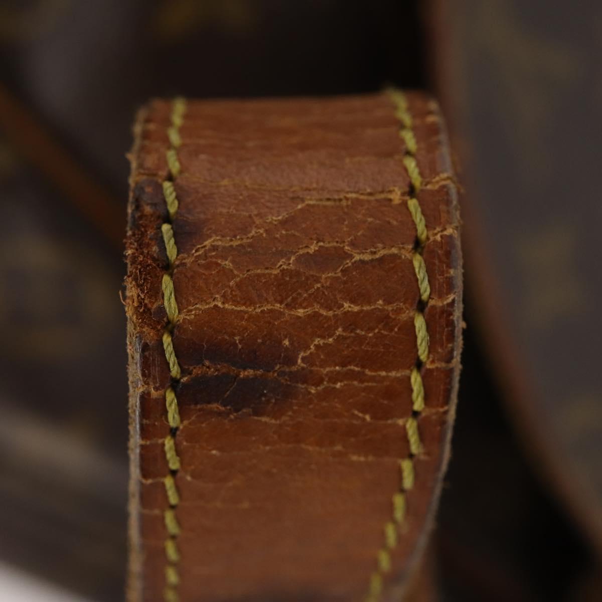 LOUIS VUITTON Monogram Saumur 35 Shoulder Bag M42254 LV Auth hk3565