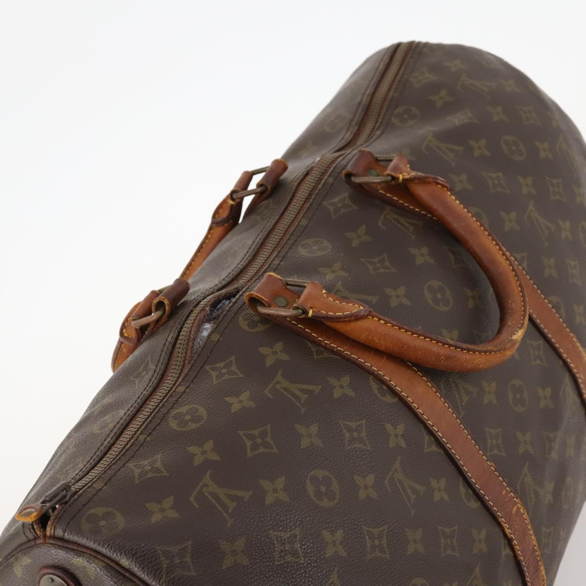 LOUIS VUITTON Monogram Keepall 50 Boston Bag M41426 LV Auth hk3570