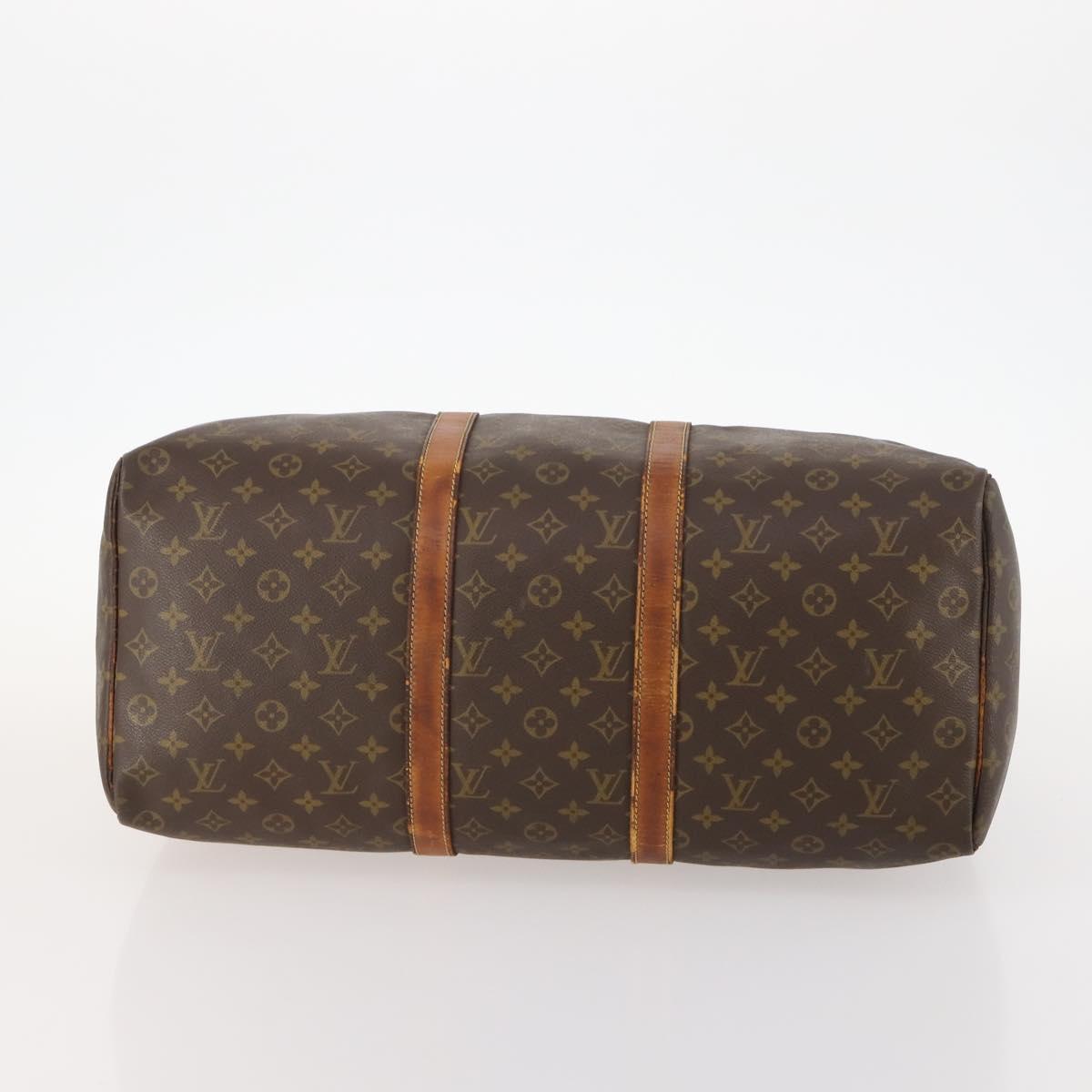 LOUIS VUITTON Monogram Keepall 50 Boston Bag M41426 LV Auth hk3570