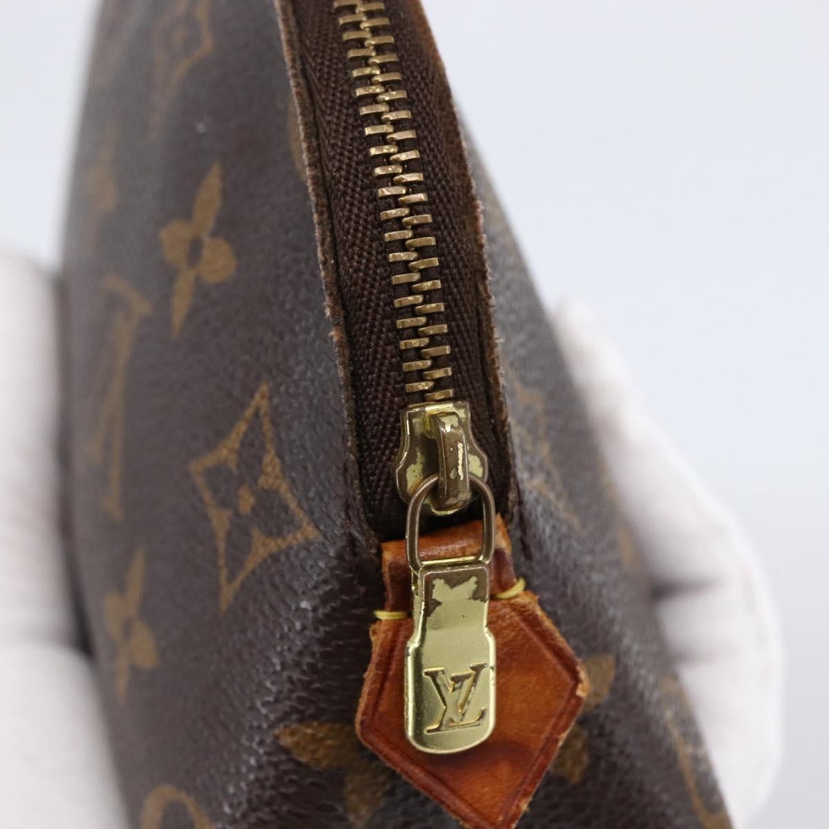 LOUIS VUITTON Monogram Pochette Cosmetic PM Pouch M43998 LV Auth hk3575