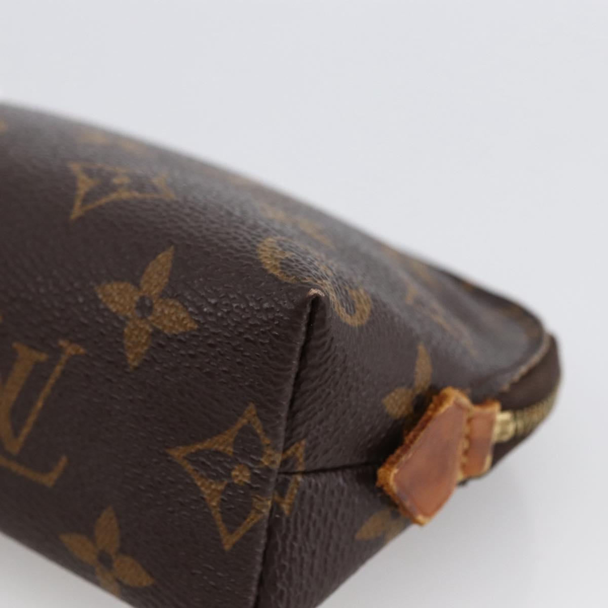 LOUIS VUITTON Monogram Pochette Cosmetic PM Pouch M43998 LV Auth hk3575