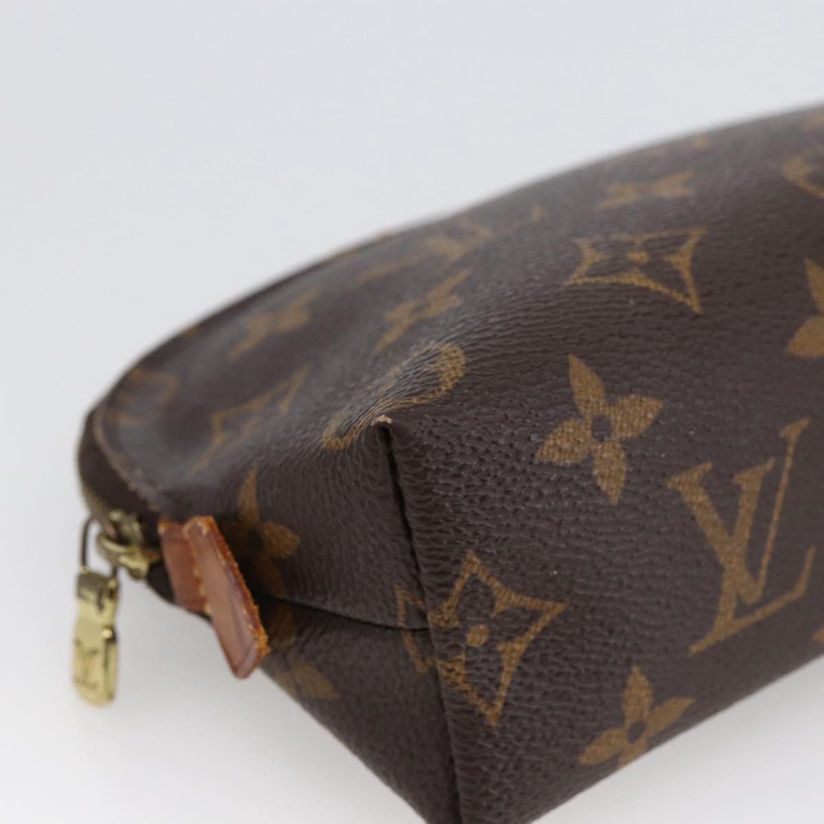 LOUIS VUITTON Monogram Pochette Cosmetic PM Pouch M43998 LV Auth hk3575