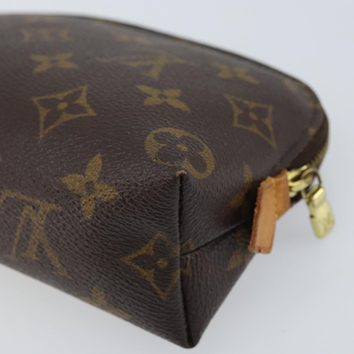 LOUIS VUITTON Monogram Pochette Cosmetic PM Pouch M43998 LV Auth hk3576