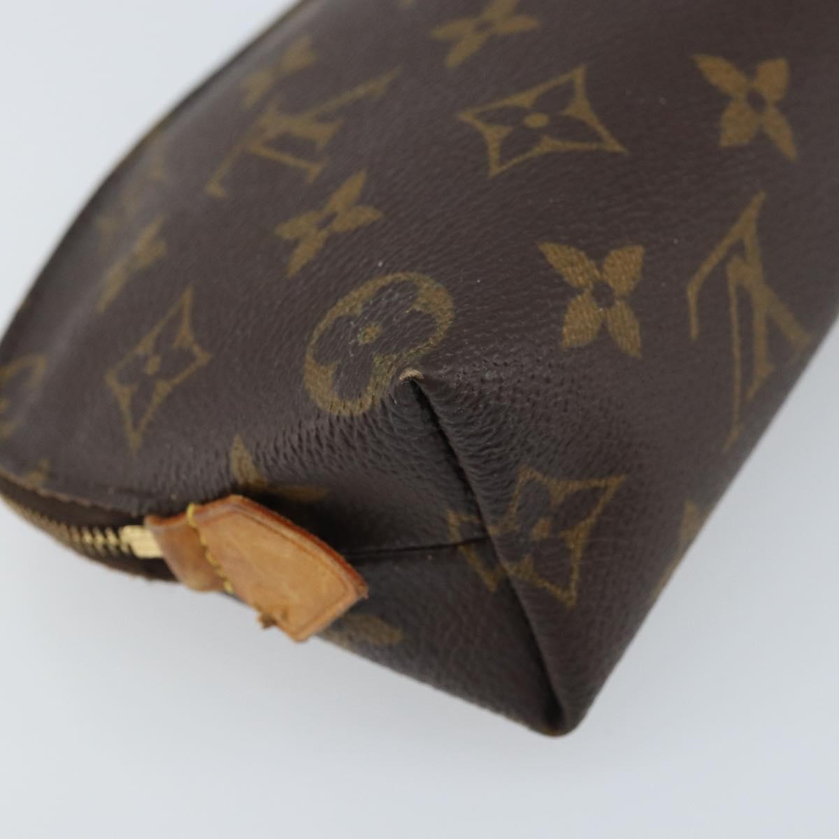 LOUIS VUITTON Monogram Pochette Cosmetic PM Pouch M43998 LV Auth hk3576