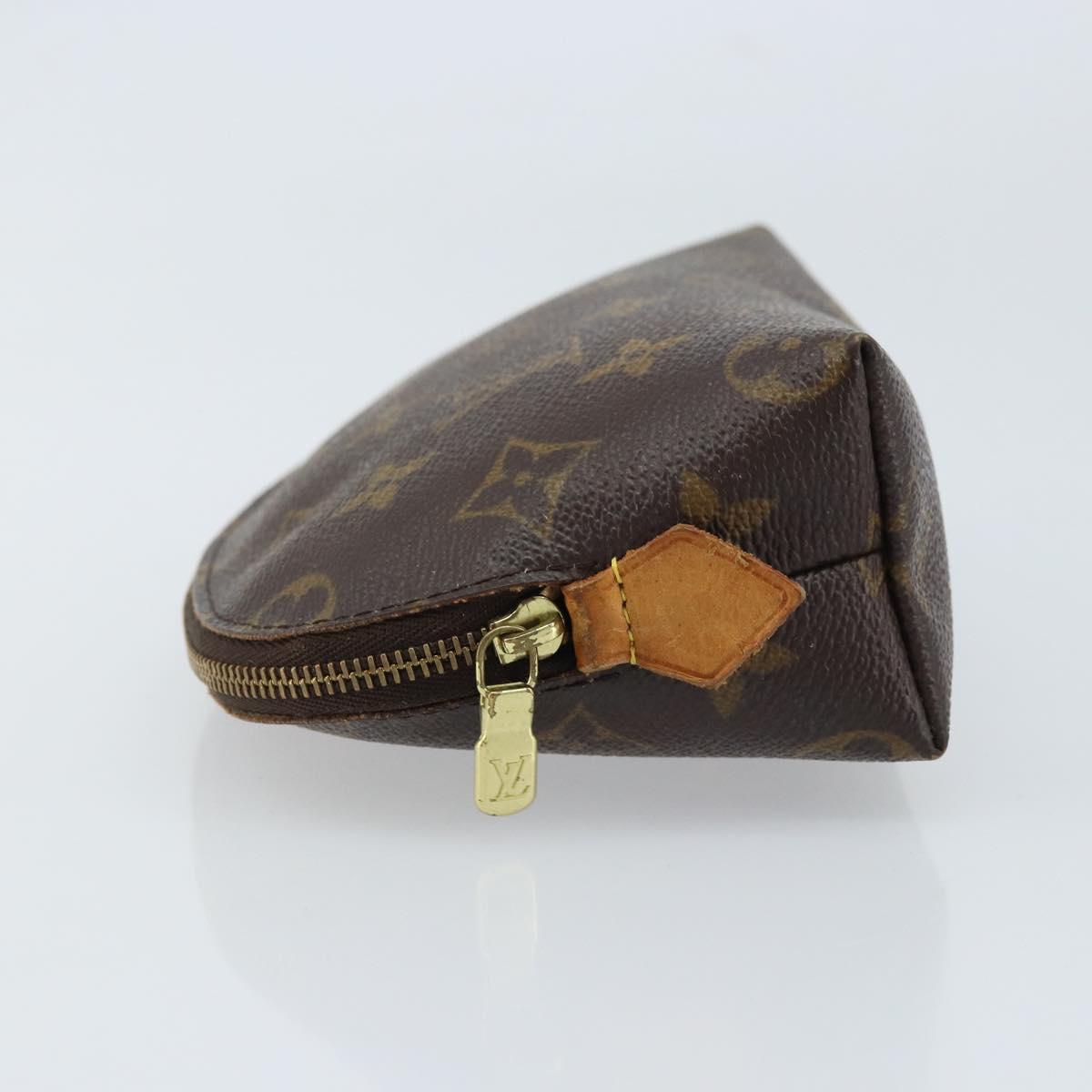 LOUIS VUITTON Monogram Pochette Cosmetic PM Pouch M43998 LV Auth hk3576