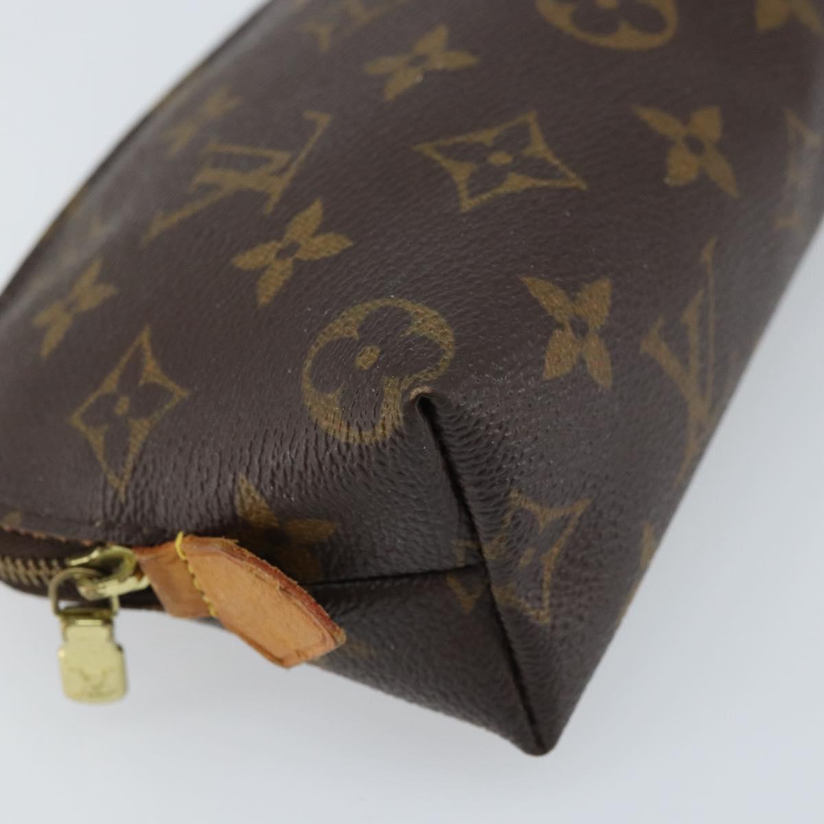 LOUIS VUITTON Monogram Pochette Cosmetic PM Pouch M43998 LV Auth hk3576