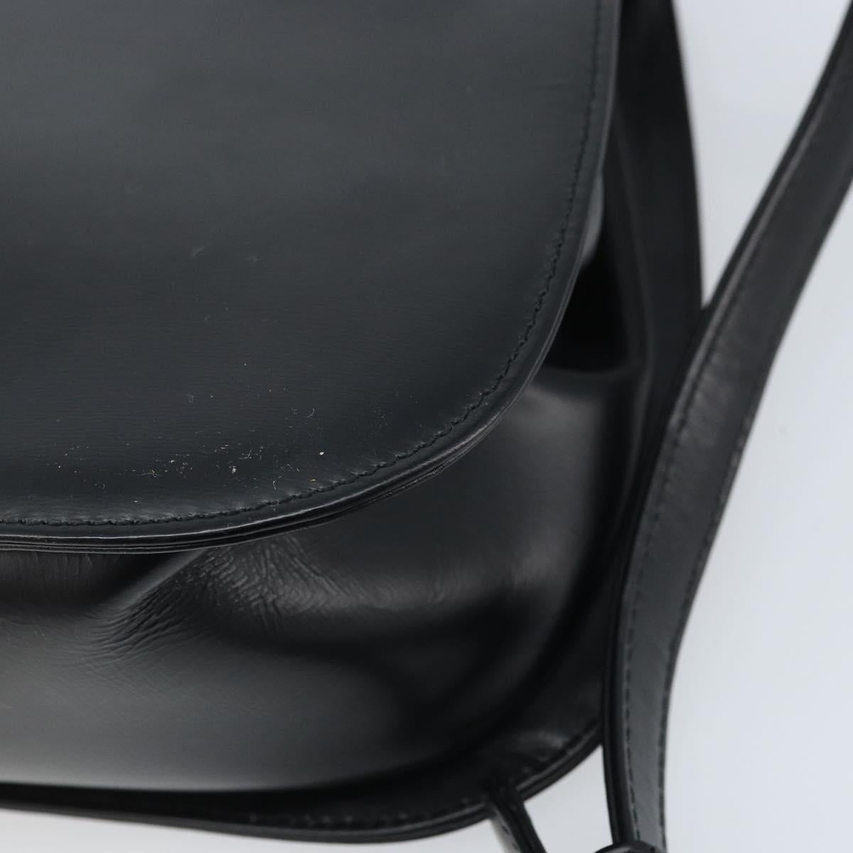 GIVENCHY Hand Bag Leather 2way Black Auth hk3584