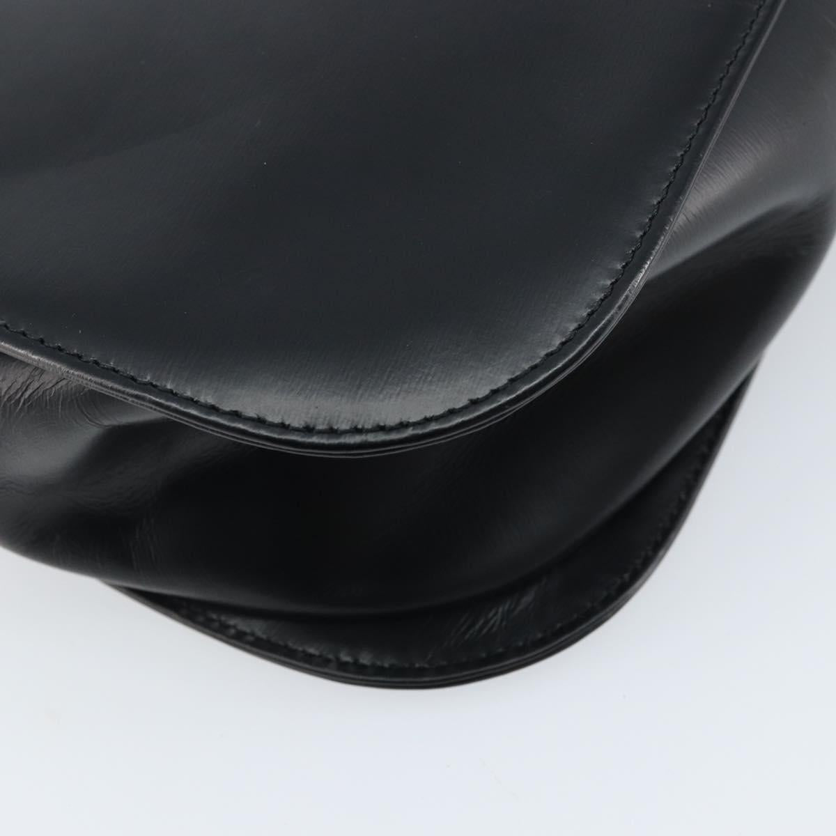 GIVENCHY Hand Bag Leather 2way Black Auth hk3584