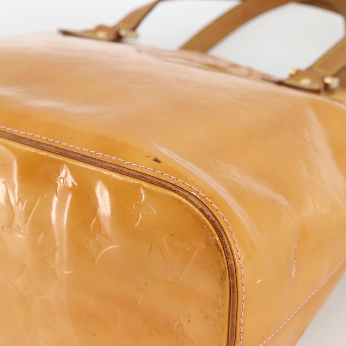 LOUIS VUITTON Monogram Vernis Houston Bag Marshmallow Pink M91302 LV Auth hk3631