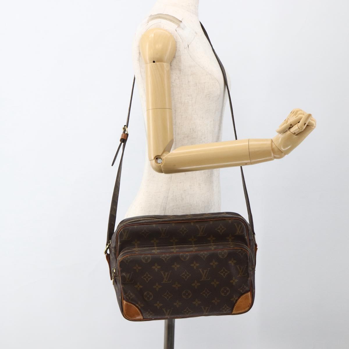 LOUIS VUITTON Monogram Nile Shoulder Bag M45244 LV Auth hk3634