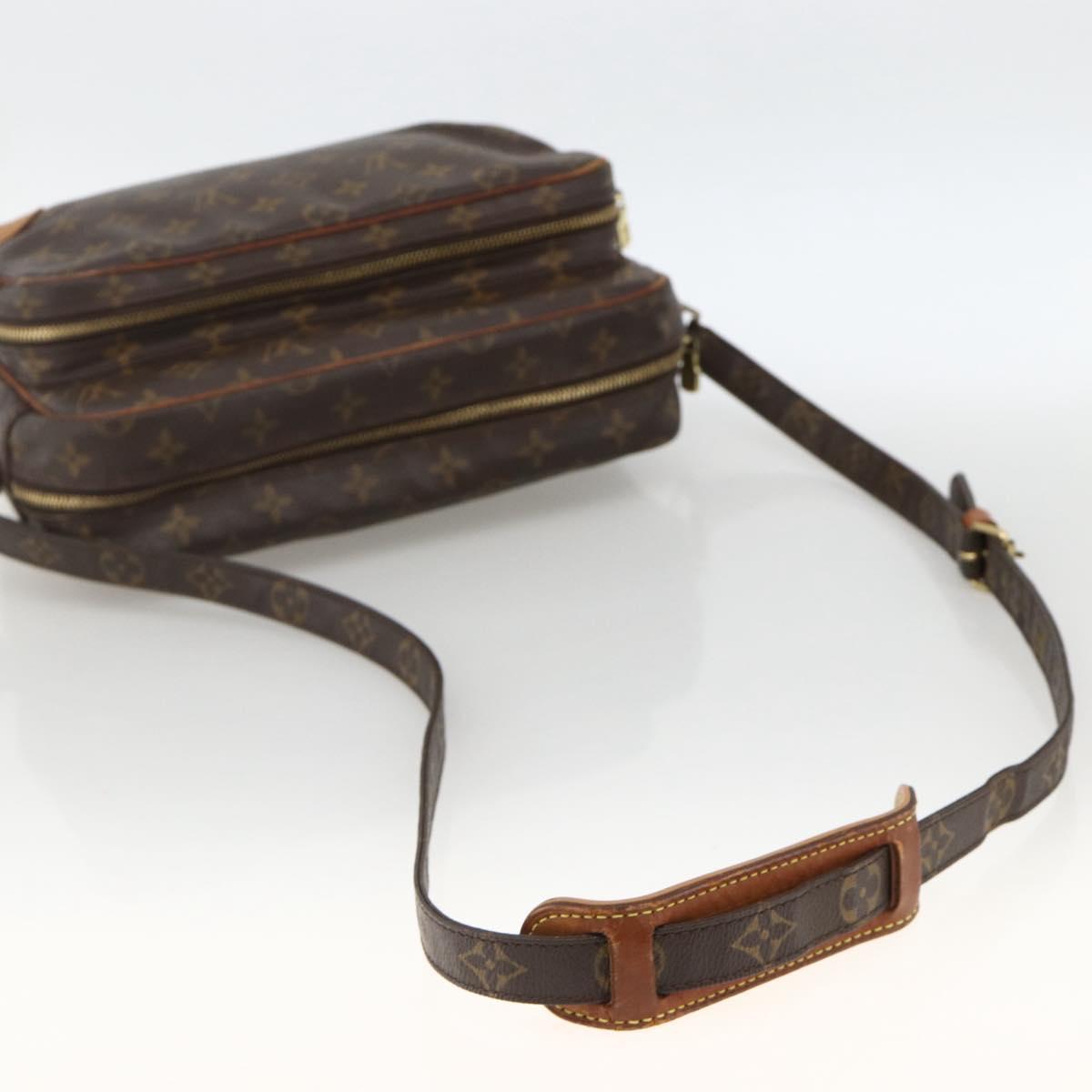 LOUIS VUITTON Monogram Nile Shoulder Bag M45244 LV Auth hk3634