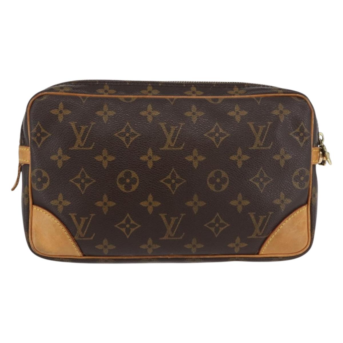 LOUIS VUITTON Monogram Marly Dragonne GM Clutch Bag M51825 LV Auth hk3643