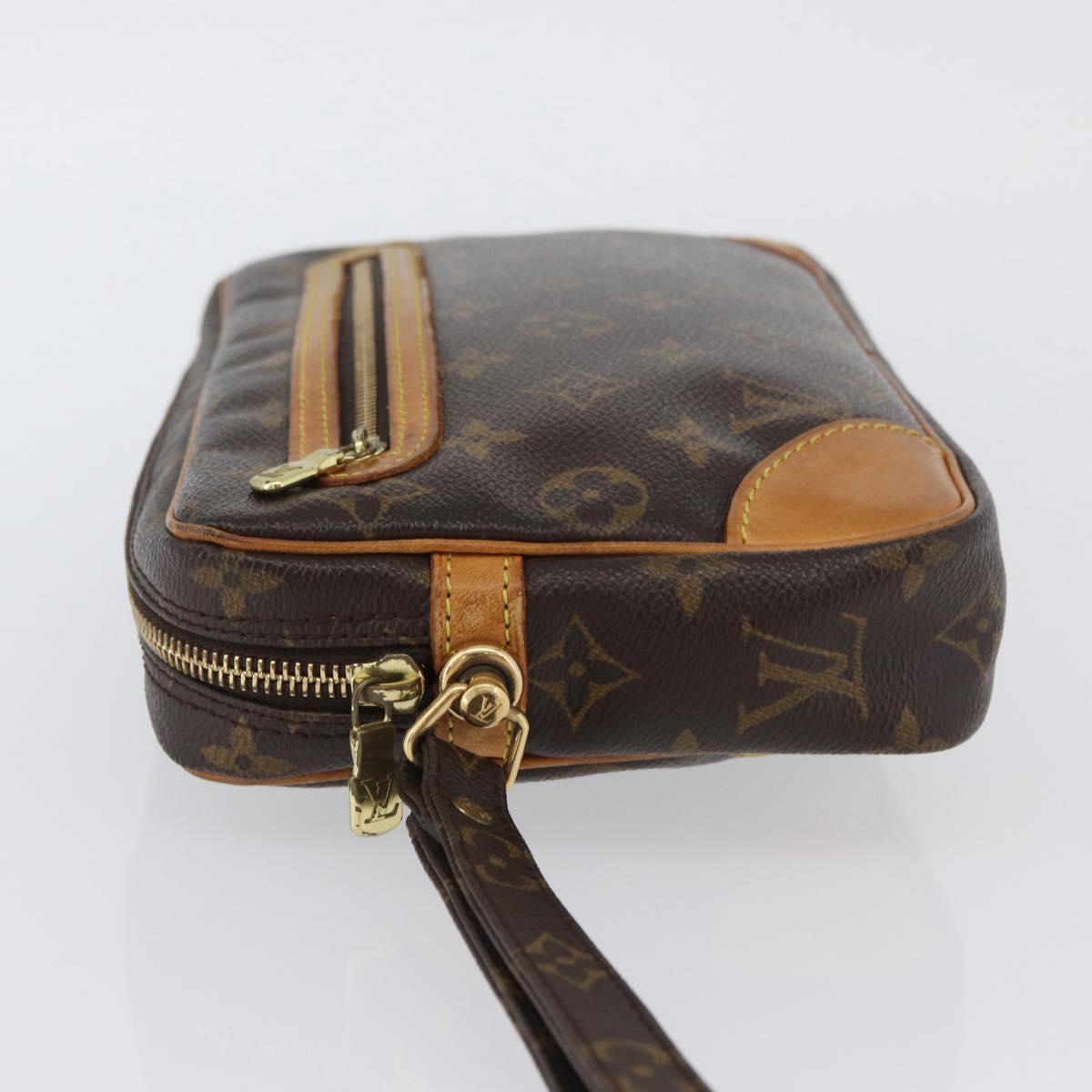 LOUIS VUITTON Monogram Marly Dragonne GM Clutch Bag M51825 LV Auth hk3643