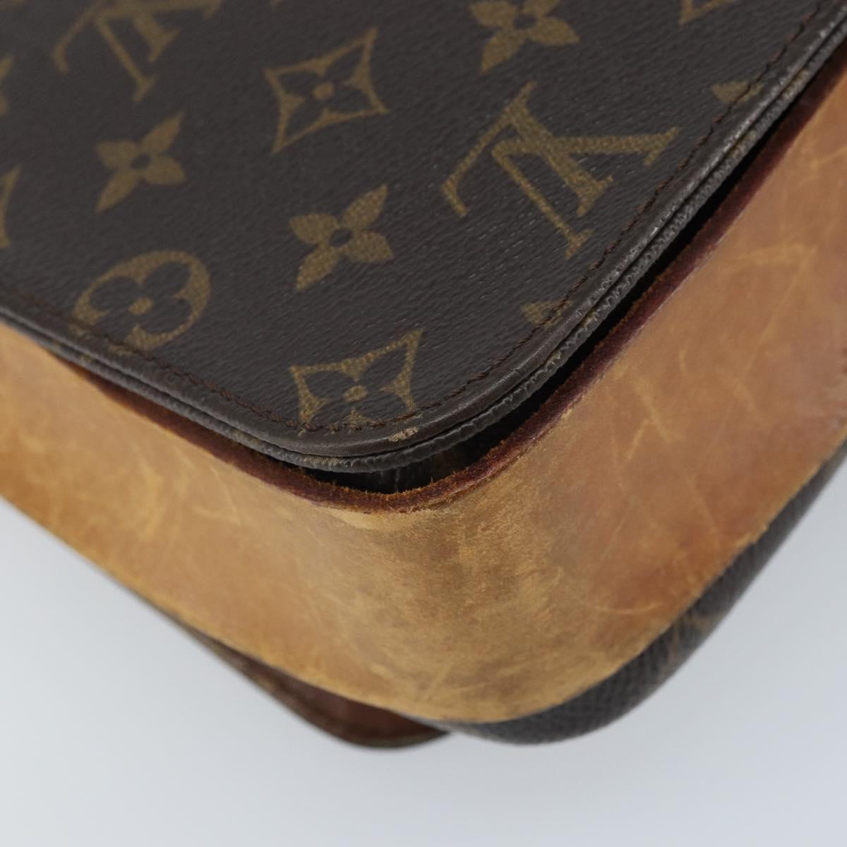LOUIS VUITTON Monogram Cartouchiere GM Shoulder Bag M51252 LV Auth hk3649