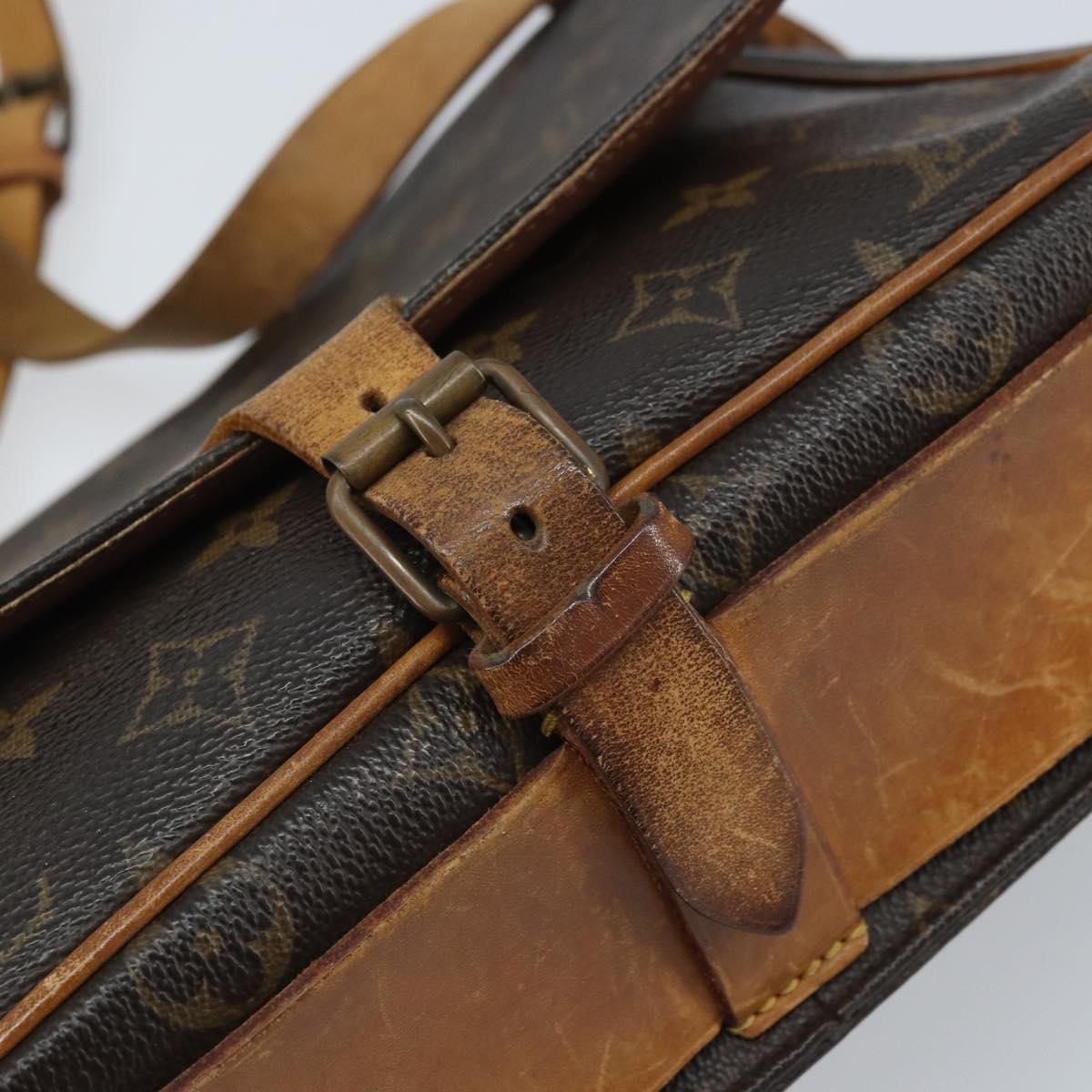 LOUIS VUITTON Monogram Cartouchiere GM Shoulder Bag M51252 LV Auth hk3649
