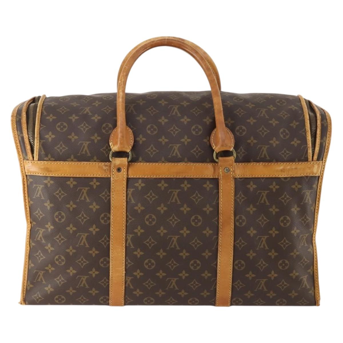 LOUIS VUITTON Monogram Sac Chasseur 55 Boston Bag M41922 LV Auth hk3651