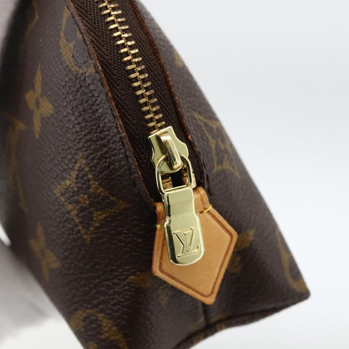 LOUIS VUITTON Monogram Pochette Cosmetic PM Pouch M43998 LV Auth hk3654