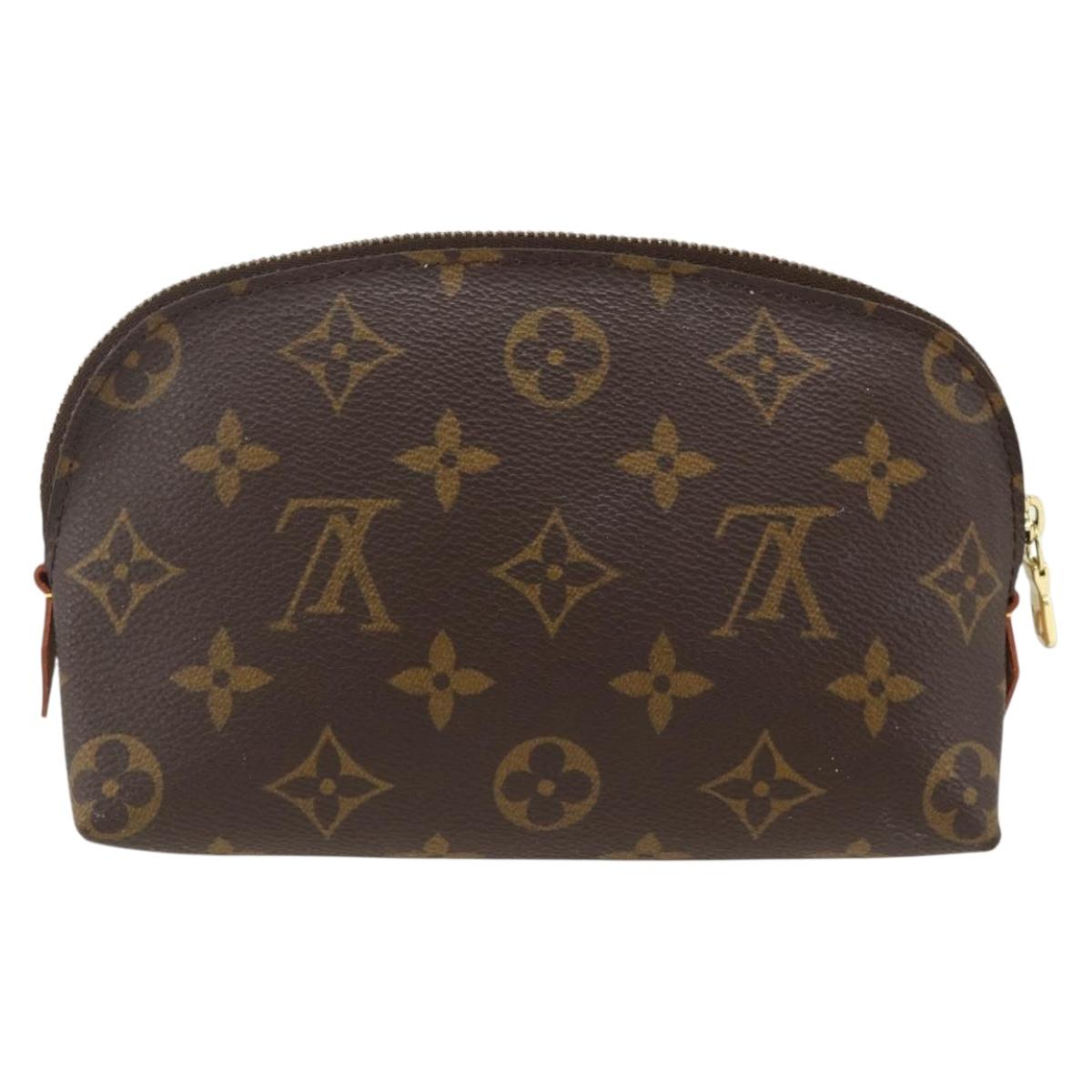 LOUIS VUITTON Monogram Pochette Cosmetic PM Pouch M43998 LV Auth hk3654