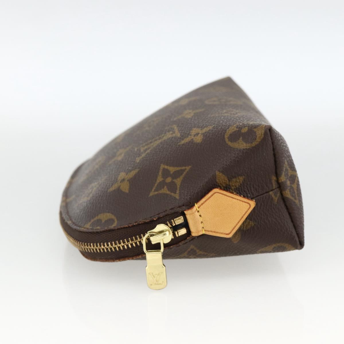 LOUIS VUITTON Monogram Pochette Cosmetic PM Pouch M43998 LV Auth hk3654