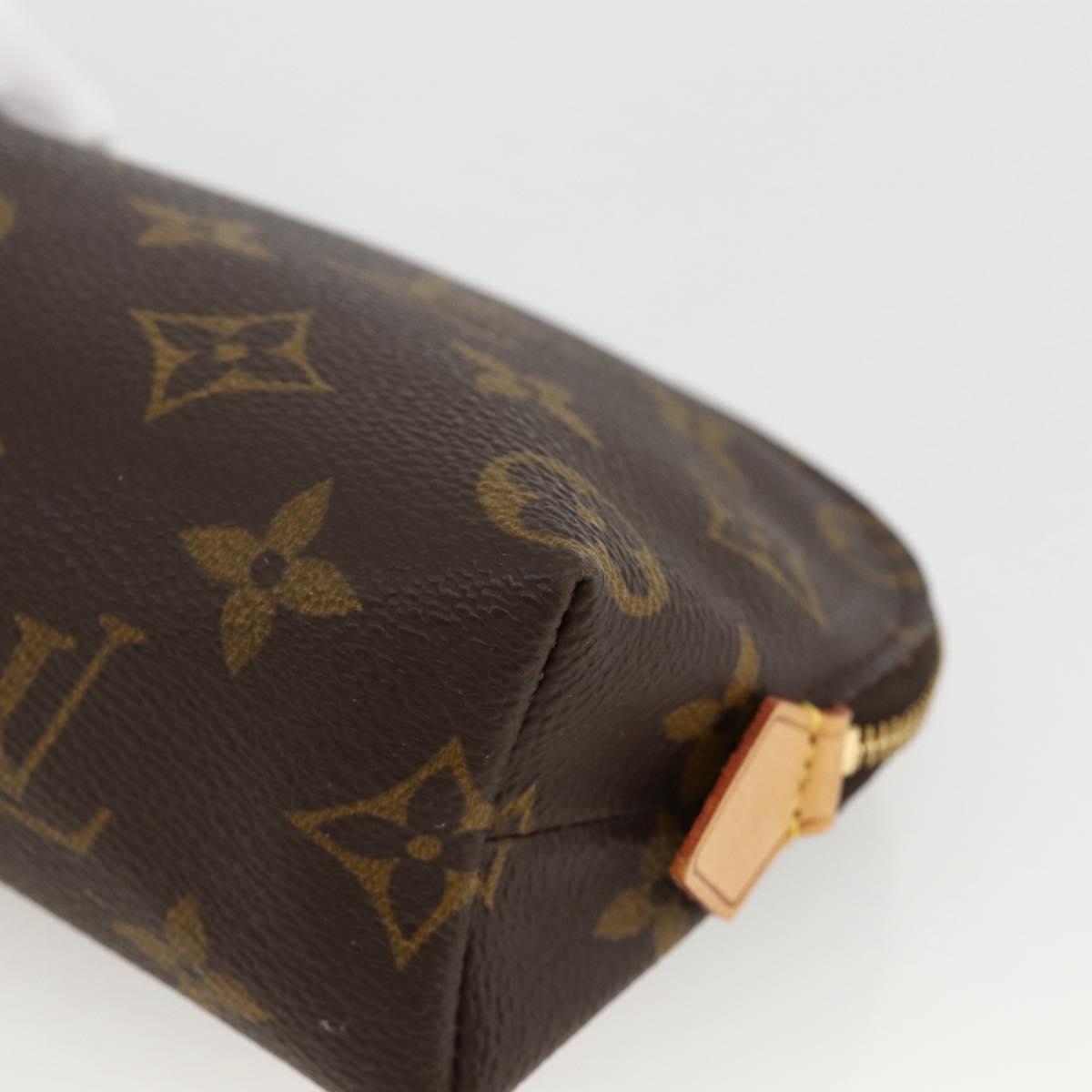 LOUIS VUITTON Monogram Pochette Cosmetic PM Pouch M43998 LV Auth hk3654