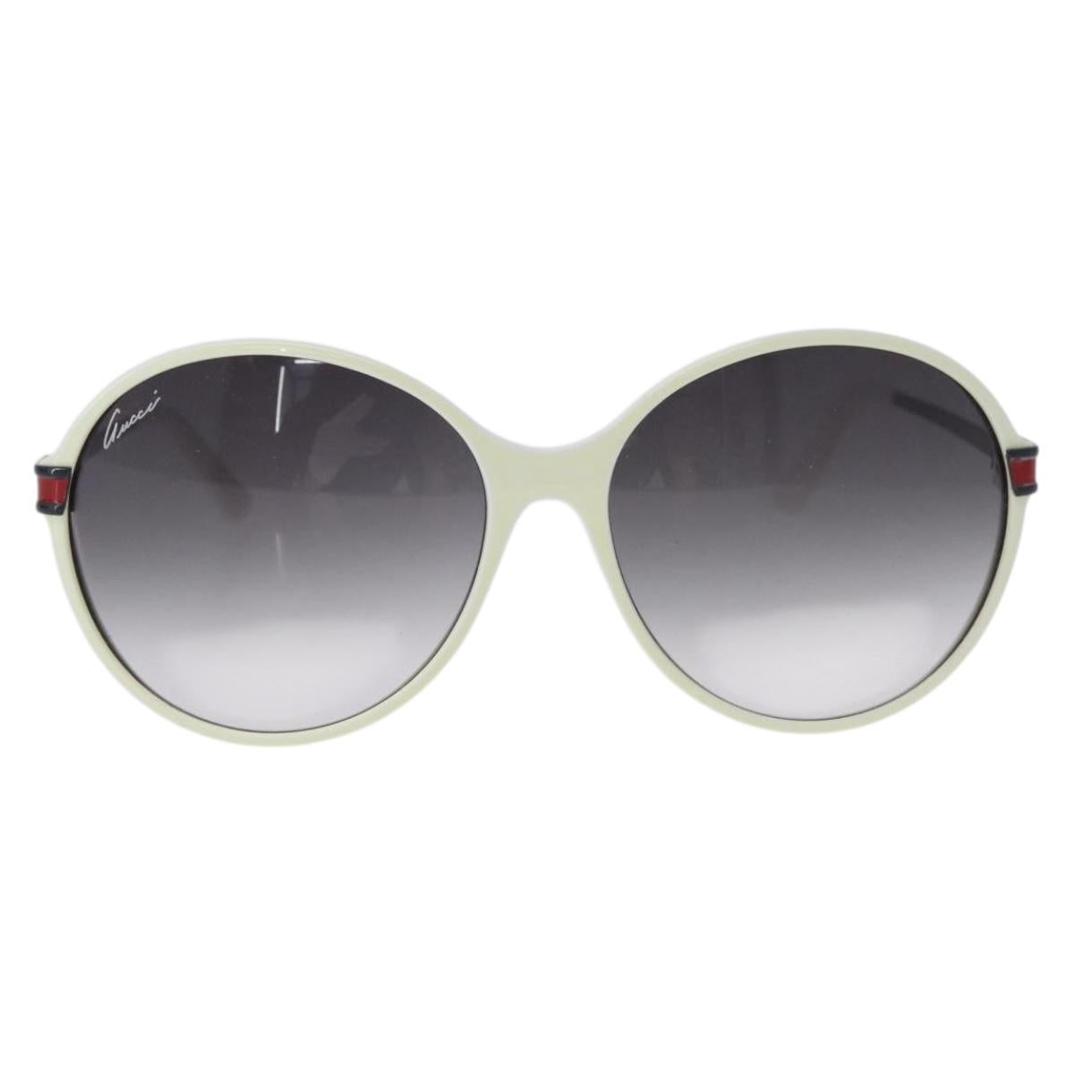 GUCCI Sunglasses plastic Black Auth hk3657
