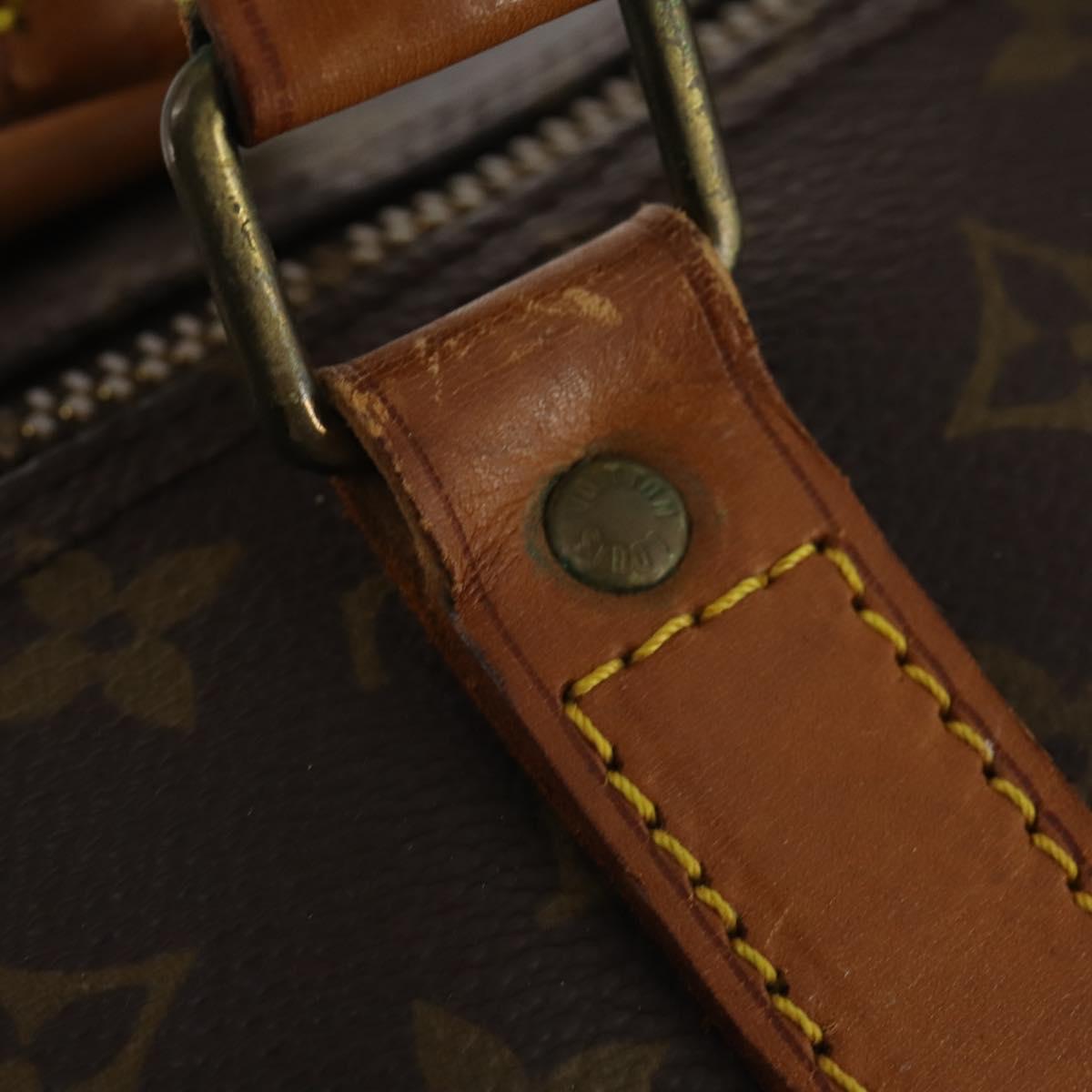 LOUIS VUITTON Monogram Keepall Bandouliere 60 Boston Bag M41412 LV Auth hk3666