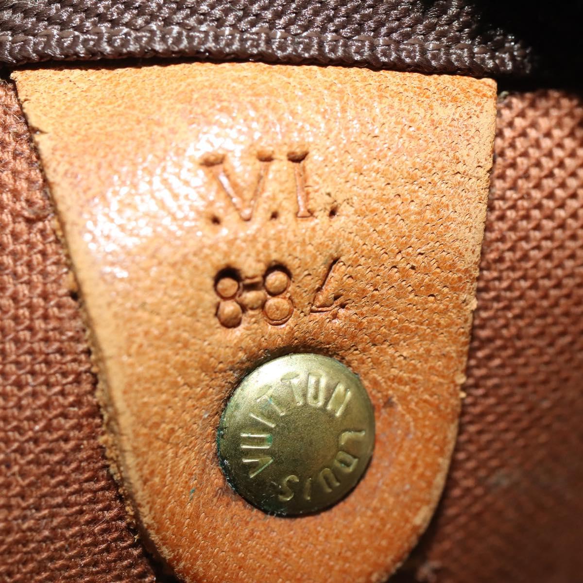 LOUIS VUITTON Monogram Keepall Bandouliere 60 Boston Bag M41412 LV Auth hk3666